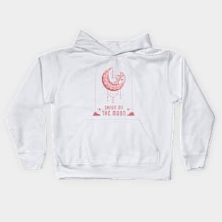 dance on the moon celestial Kids Hoodie